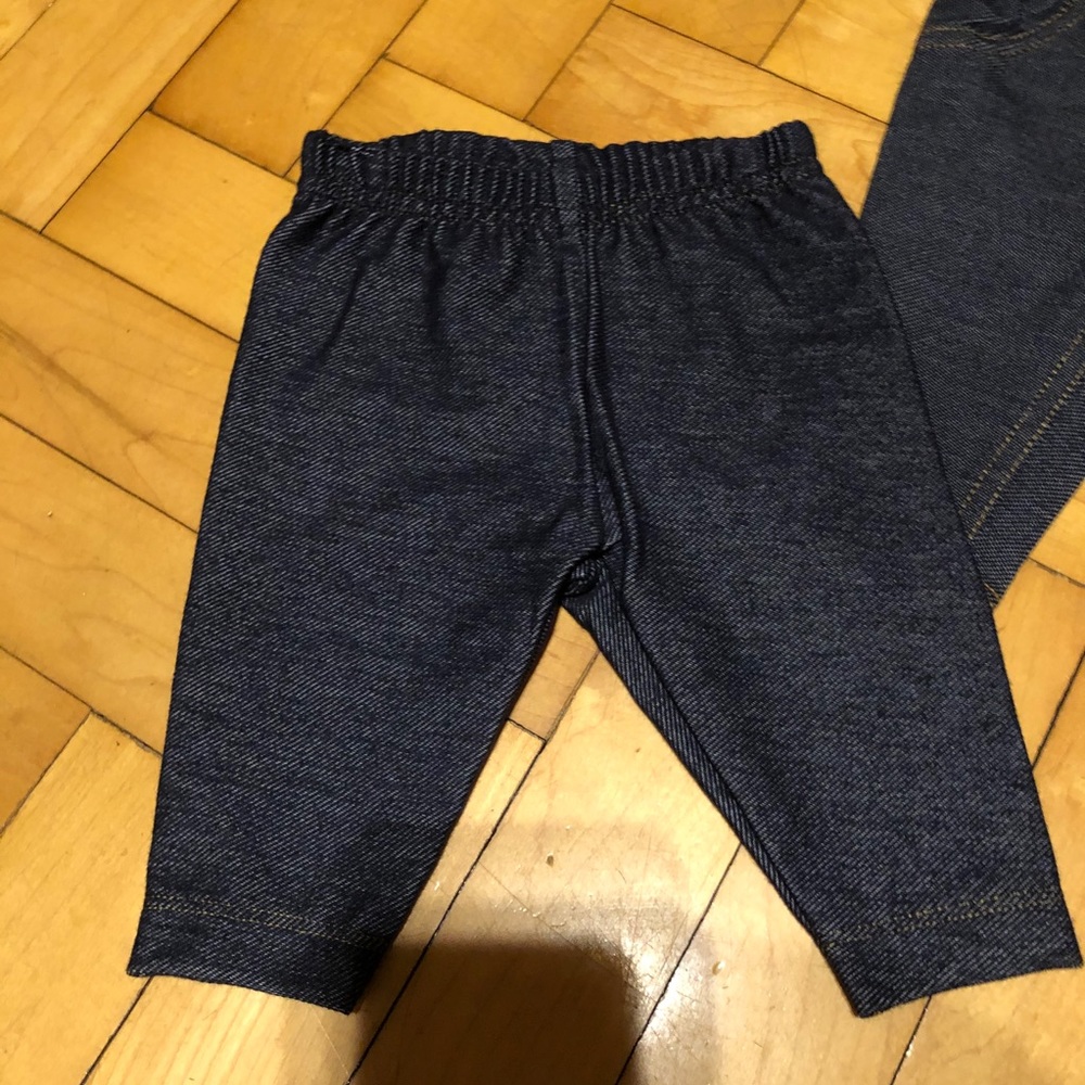 Bundle of Babygirl Denim Leggings - Picture 2 of 5